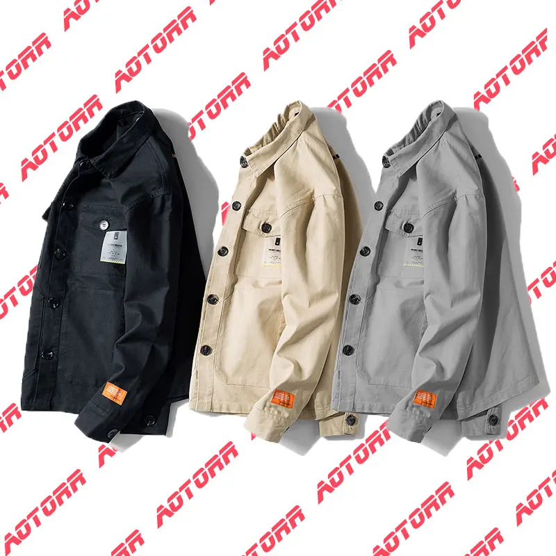 Куртка мужская в стиле хип хоп уличная модная с надписью Брендовая верхняя