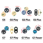 Стеклянный объектив задней камеры для Moto G5 G6 G7 G8 E7 E6 Play Plus Power E6s с наклейкой Adheisve, 10 шт.