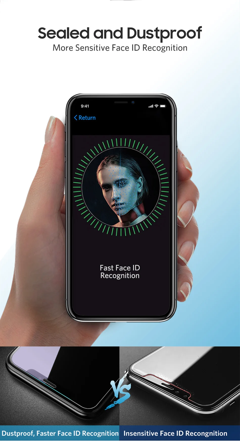 Benks 0,15 мм HD анти Blu-Ray защитное закаленное стекло для iPhone XS MAX XR 5,8-6,5 Дюймов Полное покрытие экрана протектор Передняя пленка