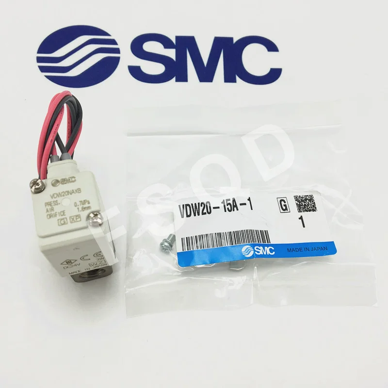 VDW20NAXB SMC компактный с прямым управлением 2/3 порт клапан электромагнитный VDW серии пневматические компоненты воздушные инструменты - Цвет: VDW20NAXB