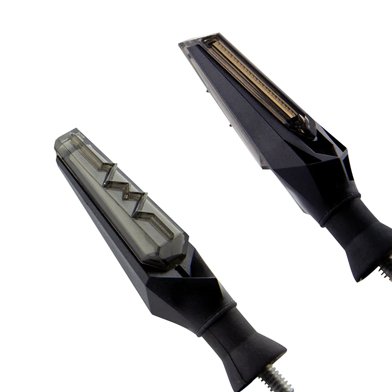 

2pcs 12V Motorcycle Universal LED Turn Signal Lights Blinker Indicator Flowing Water Flash Tail Rear Lamp Motorbike Accessories