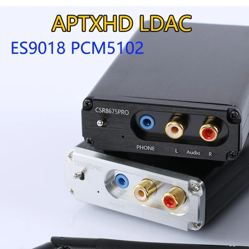 Беспроводной ресивер Lossless HIFI CSR8675 APTX HD Bluetooth 5 0 адаптер ES9018K2M I2S DAC декодирование 24