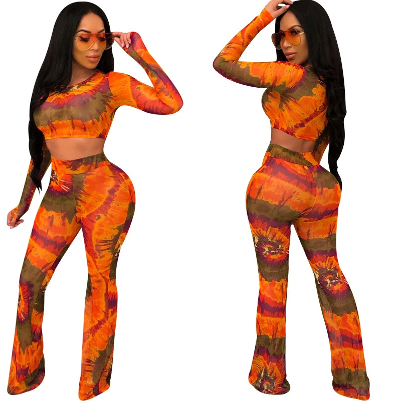 Женский комплект из двух предметов с леопардовым принтом повседневный