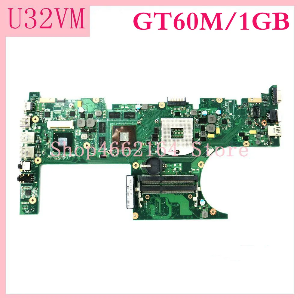 

U32VM с видеокартой GT630M/1G Rev 2,0 материнская плата для ноутбука ASUS U32 U32VM U32VJ материнская плата 100% протестирована ОК