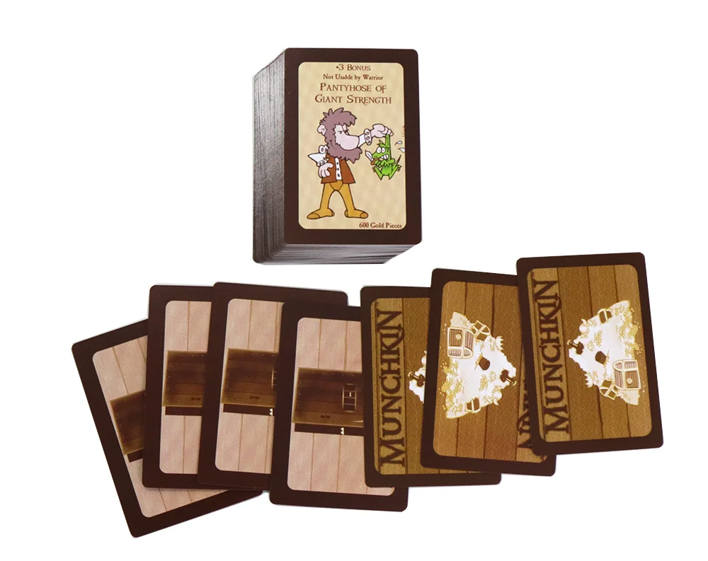 Карточные игральные карты Munchkin для детей настольные игры забавные монстры