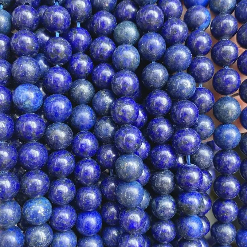 

Natural Stone Lapis Lazuli Beads Round Loose Beads For Jewelry Making Diy Bracelets Necklace Accessories Beads 4/6/8/10/12MM
