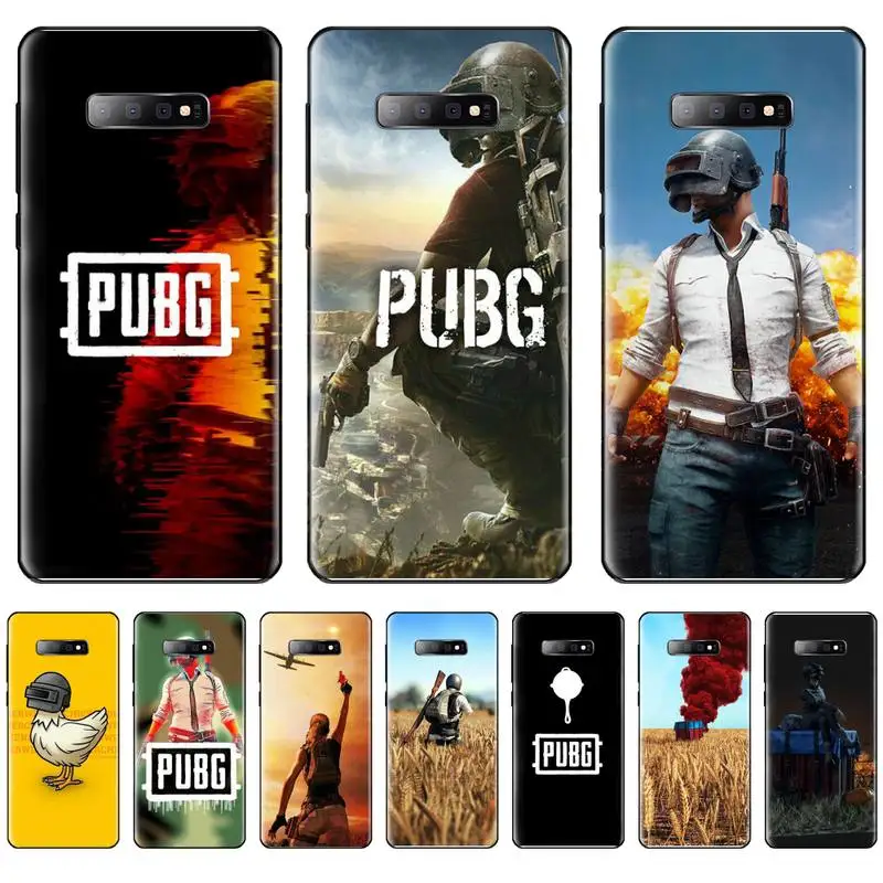 

hot shooting game pubg Phone Case For Samsung galaxy S 7 8 9 10 20 edge A 6 10 20 30 50 51 70 note 10 plus