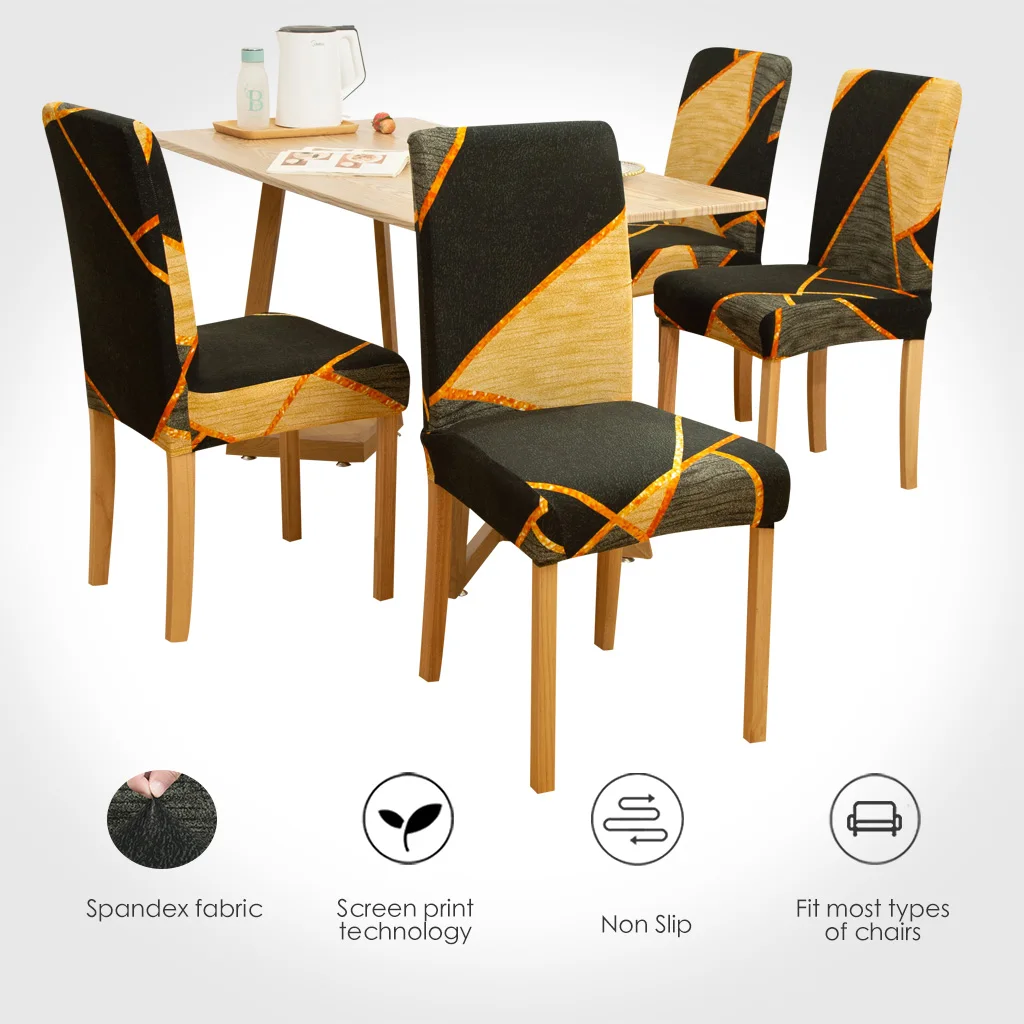 Чехол для обеденного стула растягивающийся чехол из спандекса офиса и