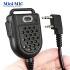 Мини PTT ручной микрофон Микрофон для Baofeng UV5r UV-5R BF-888S Kenwood GT-3TP HYT Walkie Talkie двухстороннее радио