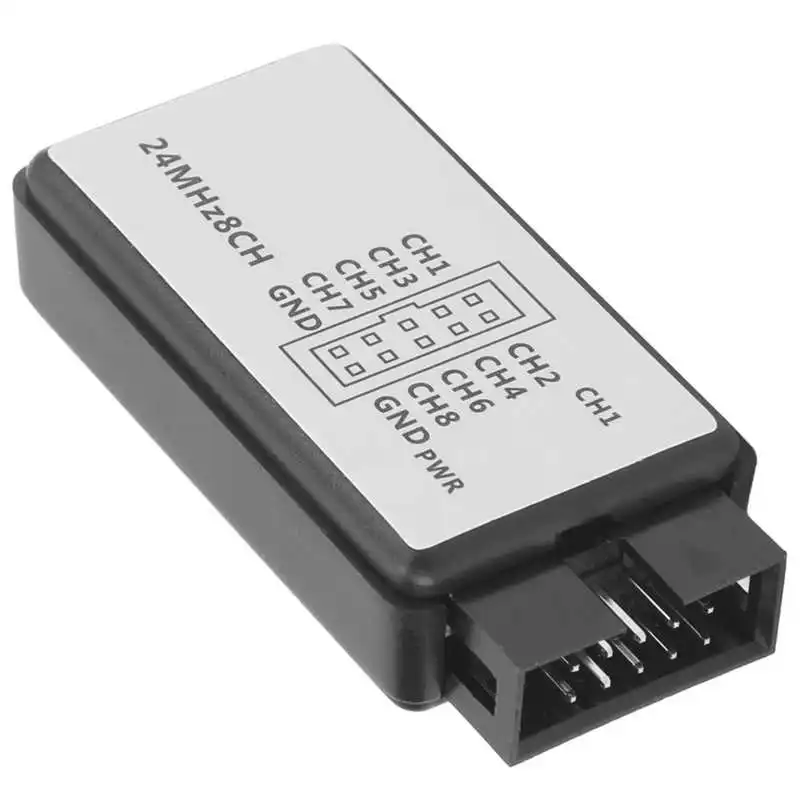 8-канальный USB-логический анализатор с кабелем для ARM FPGA 24MHz 0 5 V-5 25 V | Инструменты