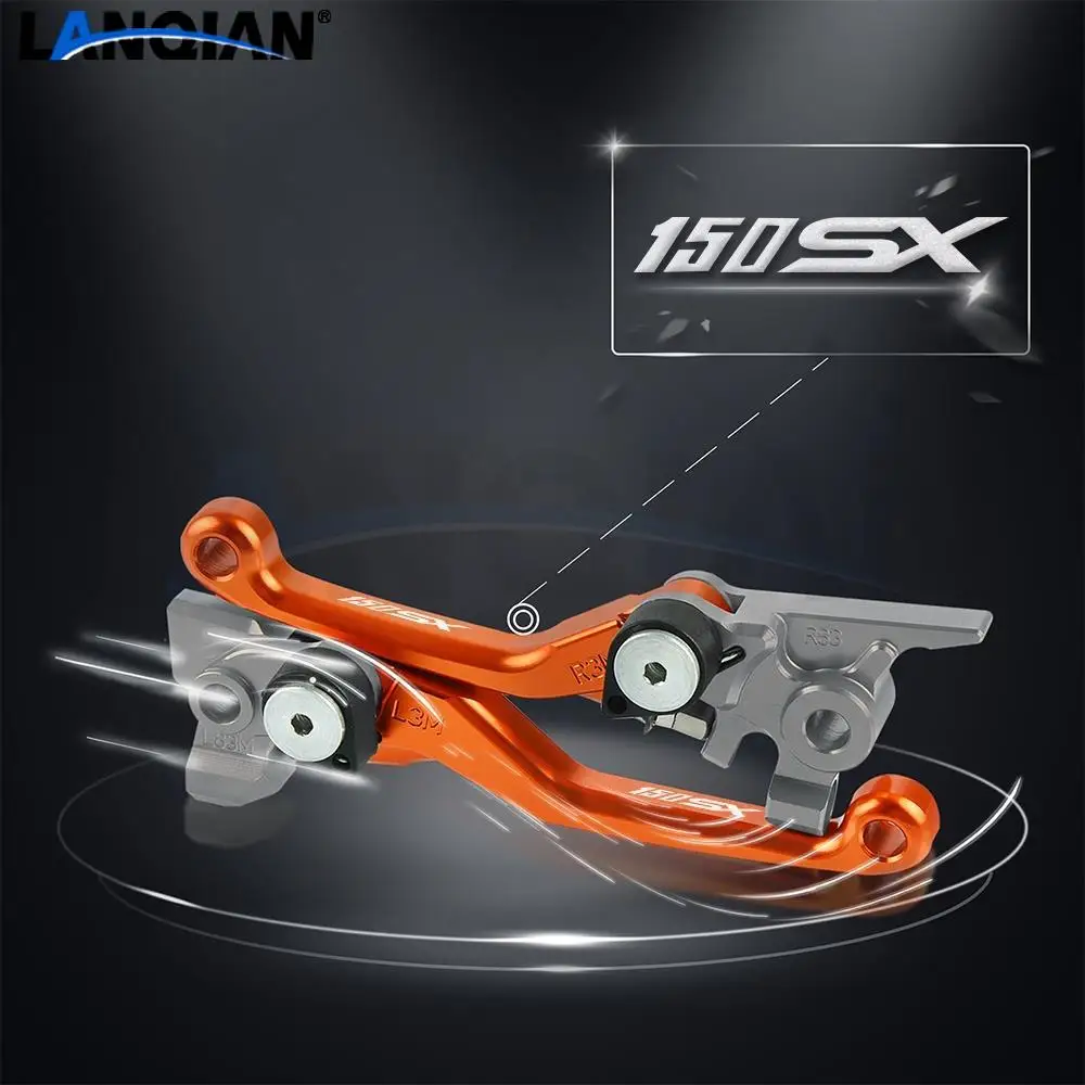 

For 150 SX XC XCW Motorcycle Accessories Dirt Pit Bike Motocross Pivot Brake Clutch Levers 150SX 150XC 150XCW 2009-2018 2017
