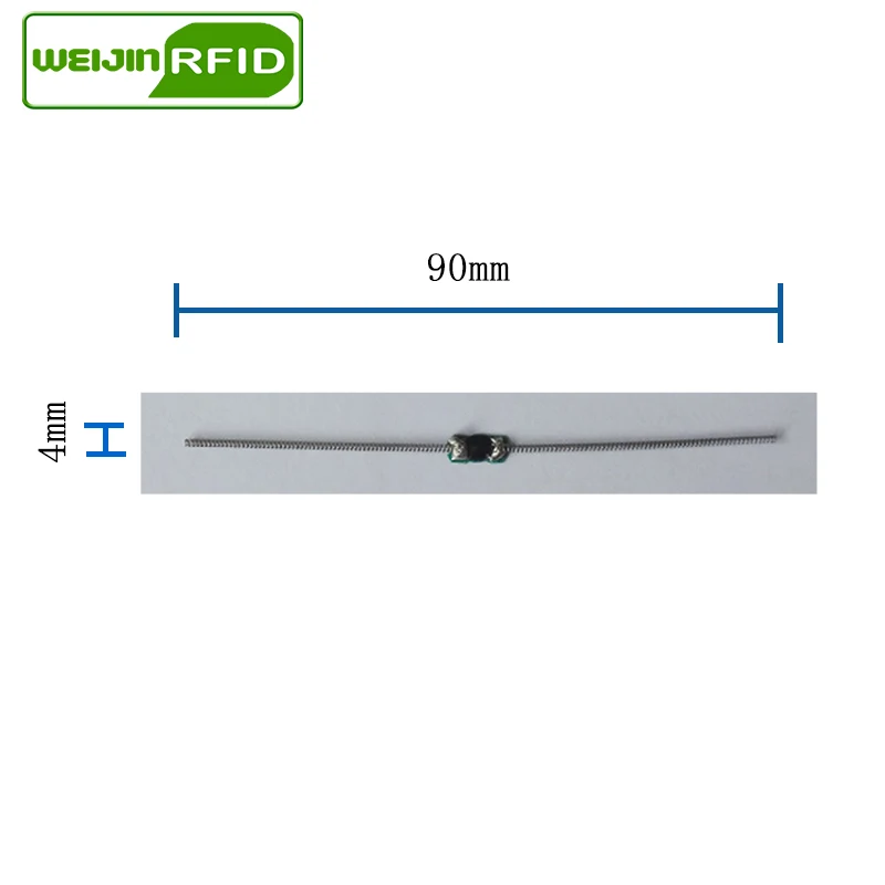 UHF rfid метка для шин EPC Gen2 ISO18000 6C 915 МГц 900 868 860 960 90*4 мм Alien Higgs3 Пассивная RFID бирка