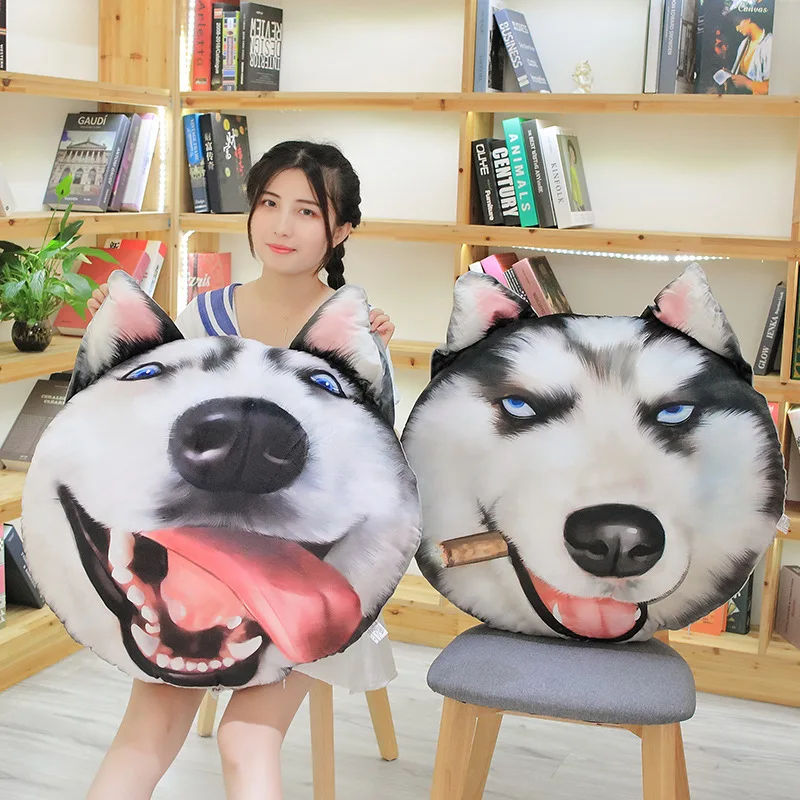 Подушки бойфренда Хаски забавная подушка короткая плюшевая кукла игрушка супер