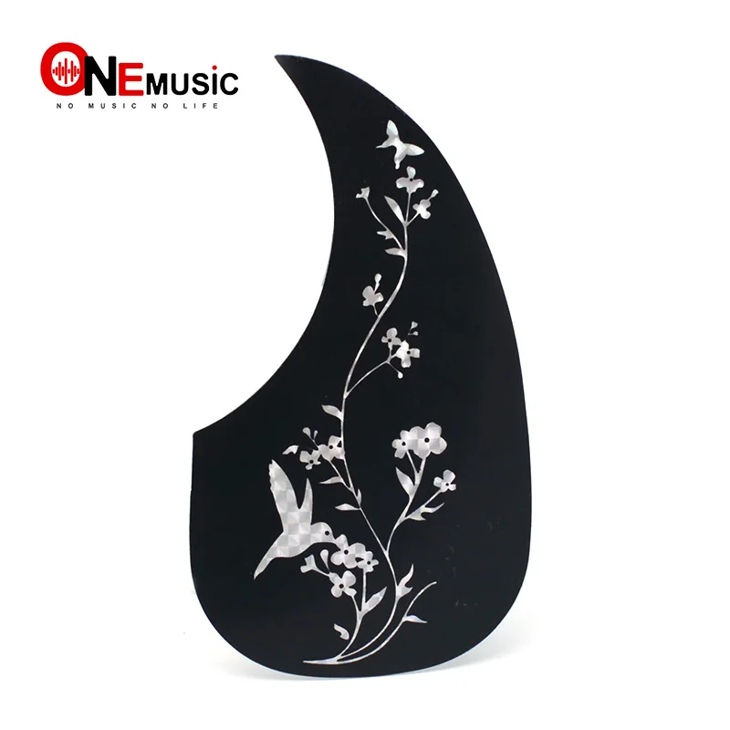 10 шт Comma Style Hummingbird Flower Pick guard Guard Anti-scratch Plate для 40/41 'акустическая гитара