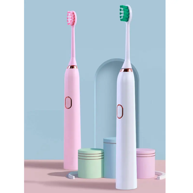 Электрическая зубная щетка для взрослых перезаряжаемая с USB зарядкой