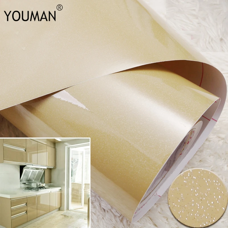 Wallpaper YOUMAN Waterproof Decorative Film PVC Vinyl Self Adhesive Wallpaper Kitchen Cabinet Furniture Wall Sticker Home Decor pvc vinyl kitchen cabinet lh pv077