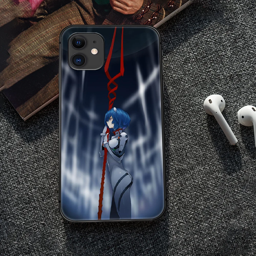 

Genesis Evangelion NGE EVA Phone Case Cover Hull For iphone 5 5s se 2 6 6s 7 8 12 mini plus X XS XR 11 PRO MAX black coque trend
