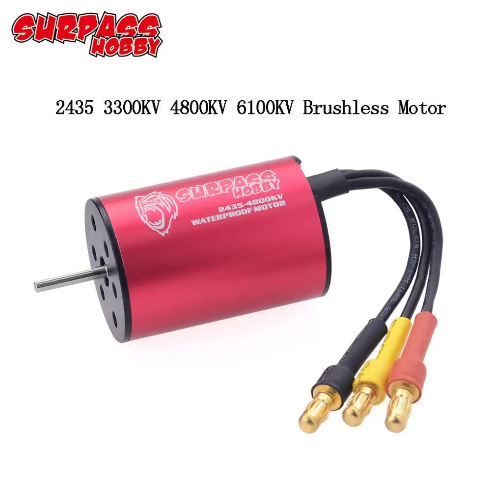2435 3300KV 4500KV 4800KV 6100KV бесщеточный мотор 2S для Traxxas Tamiya Redcat HSP 1/16 1/18 RC багги гоночный