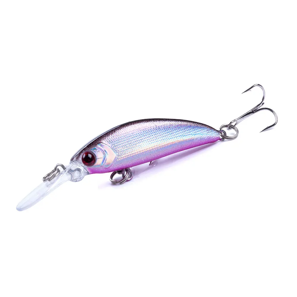 

ThunderShower 1PC deep diving swimbait 7cm 6G Minnow Fishing Lure 3D Eye Topwater Hard bait Bass carp fishing tackle