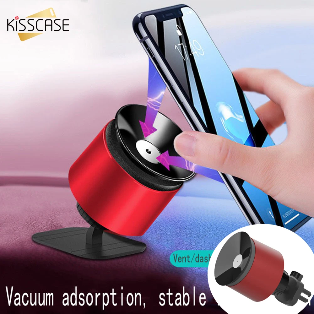 KISSCASE Автомобильный держатель для телефона на присоске 360 приборной панели