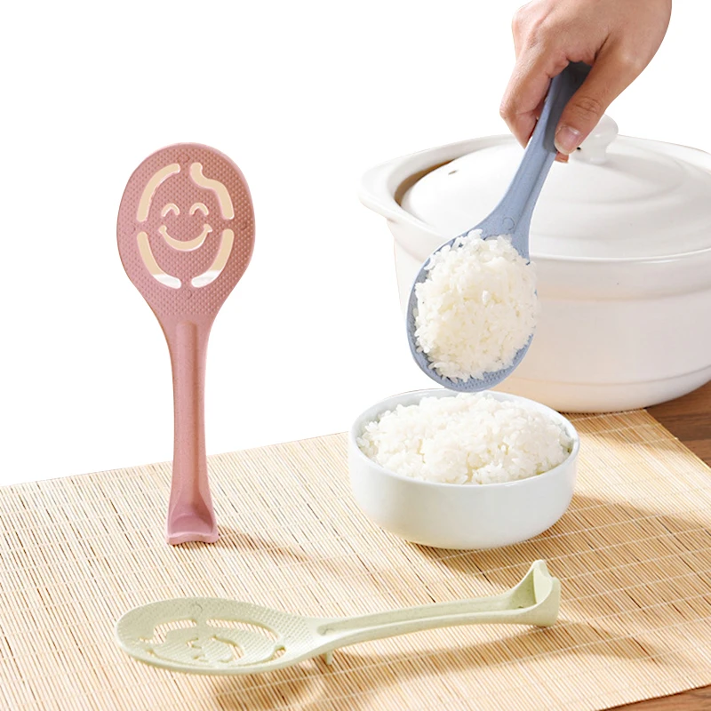 Симпатичная ложка не липкая вертикальная подставка совок для риса супа соуса