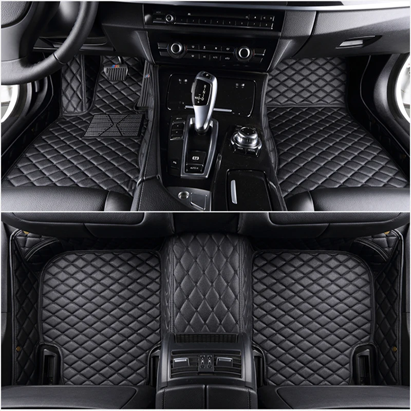 Custom 5 Seat Car Floor Mats for bmw 3 Series E90 F30 G20 Compact E36 Convertible E93 3 Coupe E46 E92 Touring E91 f31 car mats