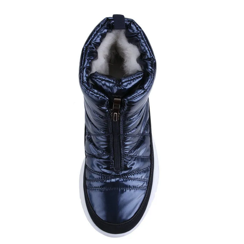 

Winter Boots 2020 New Winter shoes Women Snow Boots Fur Warm Ankle Boots For Women Shoes Waterproof Padded Boots Female Lace-up