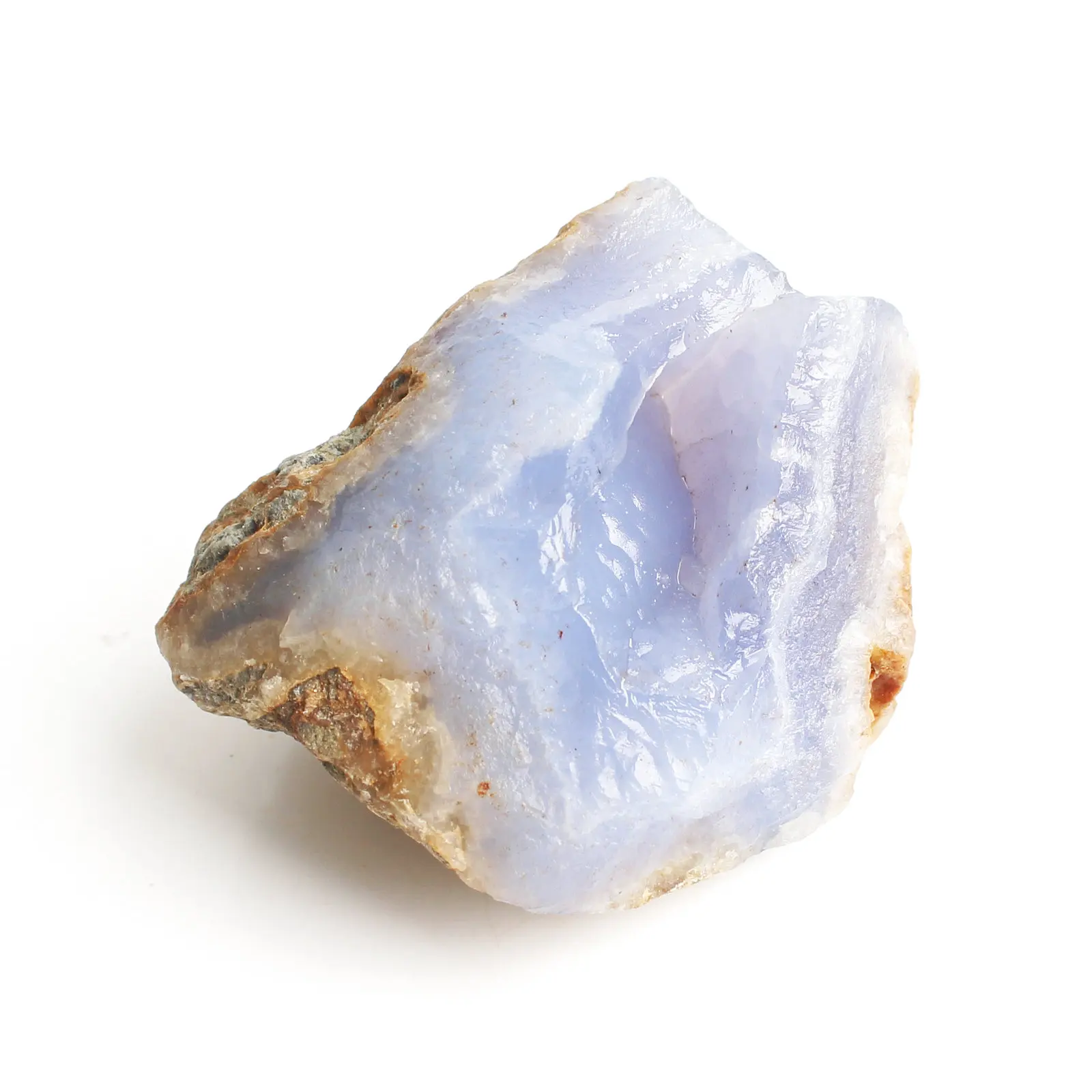 1 шт. натуральный синий халцедон необработанный горный камень минерал образец