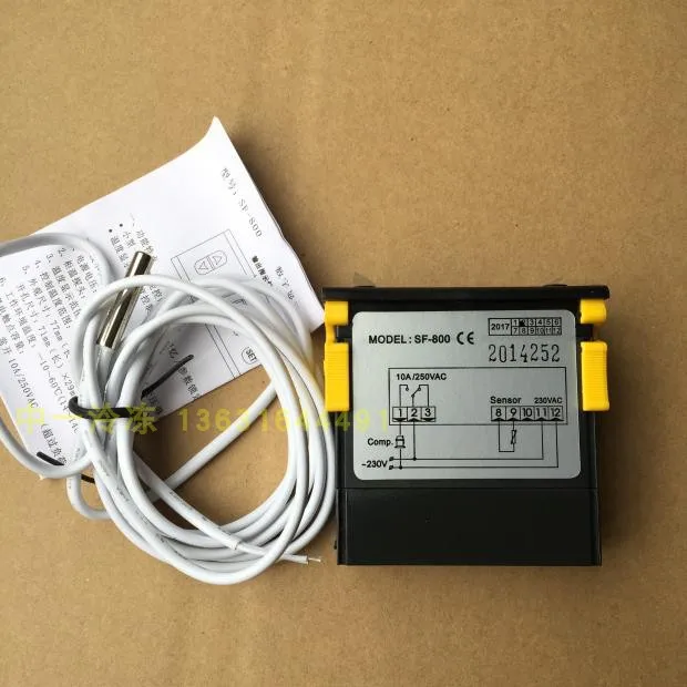 Controlador de temperatura sf-800 Shangfang, termostato electr&oacute;nico, controlador de temperatura, refrigerador, congelador-4