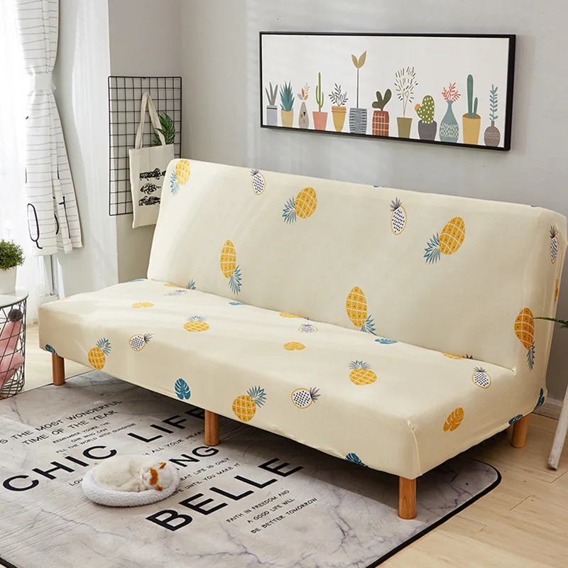 Универсальный безрукий эластичный чехол для секционного дивана анти-грязный