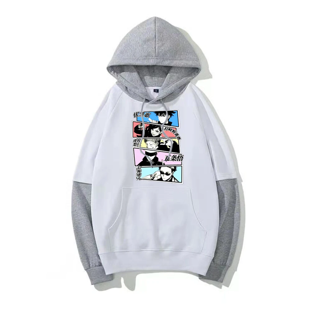 

Anime Hoodies Harajuku Style Jujutsu Kaisen Print Popular Top Unisex Loose Hoodies Japanese Anime