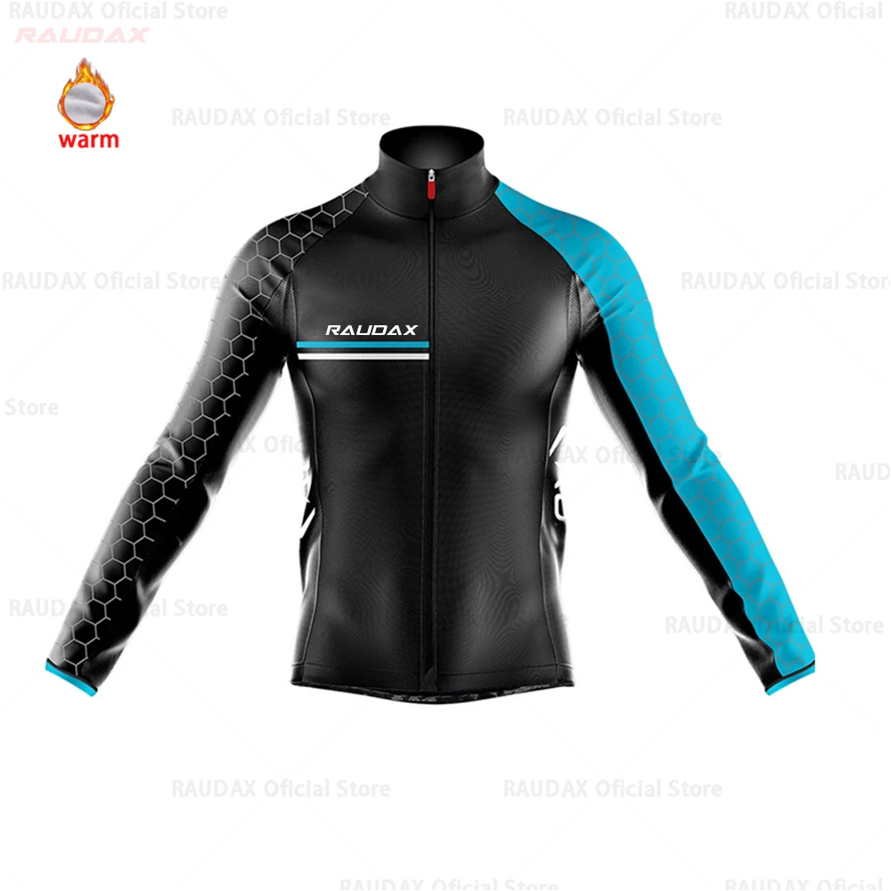 jersey only Мужская Джерси для велоспорта Pro Team raudax зимняя флисовая одежда для велоспорта MTB велотрусы Ropa Ciclismo триатлон - Цвет: jersey only