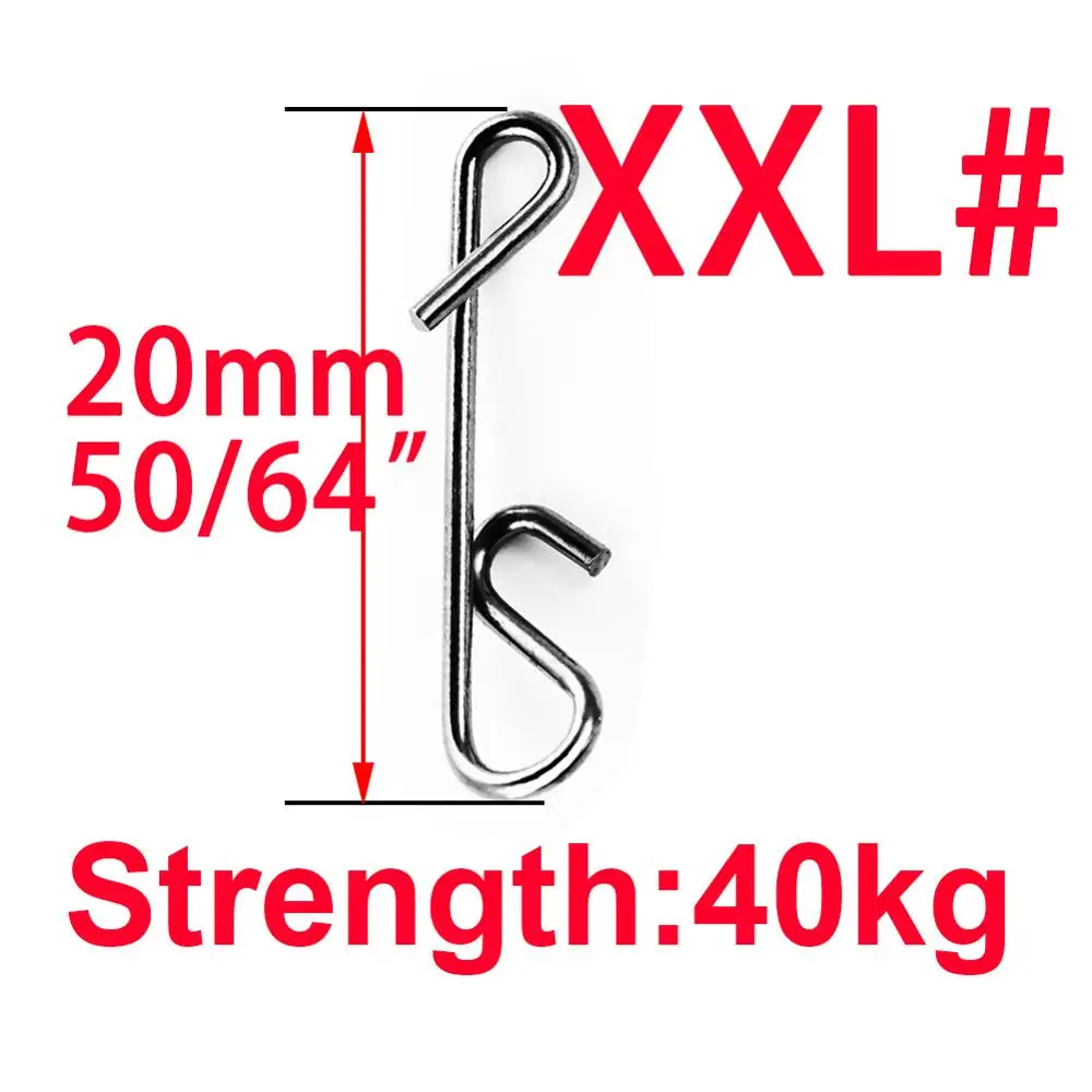 20mm 50pcs 50 шт./упак. рыболовную леску разъем оплетка без узловой разъемы для рыболовных баррель шарнир аксессуар рыболовные снасти инструмент - Цвет: 20mm 50pcs