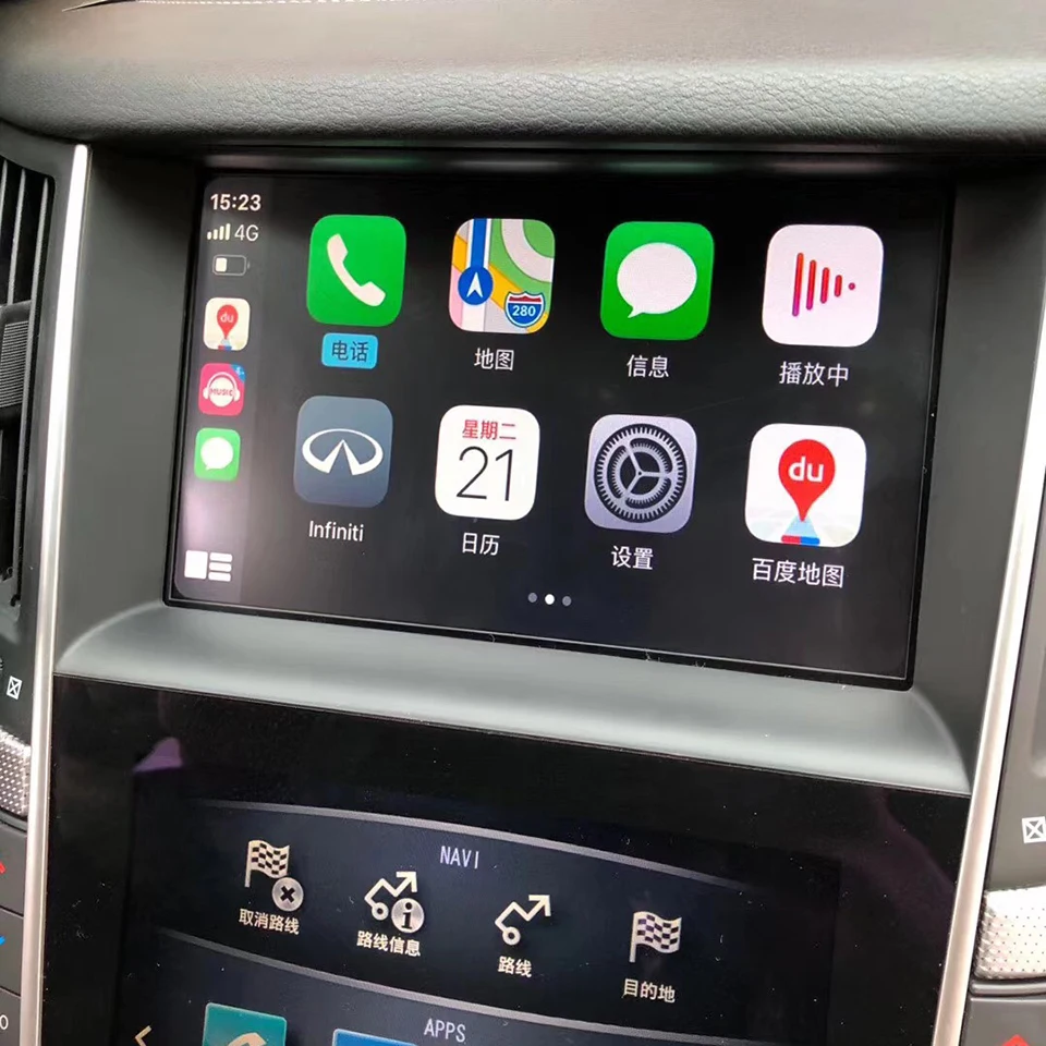 OEM CarPlay Device for Infiniti Q50 Q60 QX50 QX60 QX30 Factory Infotainment-integrated Apple Car Play Android Auto