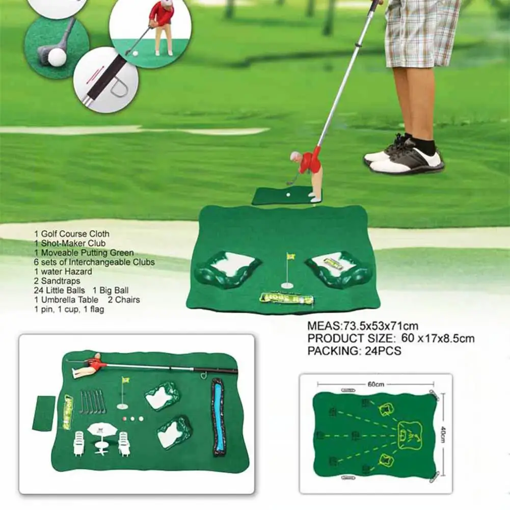 

Mini Golf Club Games Set Outdoor Indoor Funny Parent-child Game Toy Kids Educational Toys for Children Gift Party Supplies