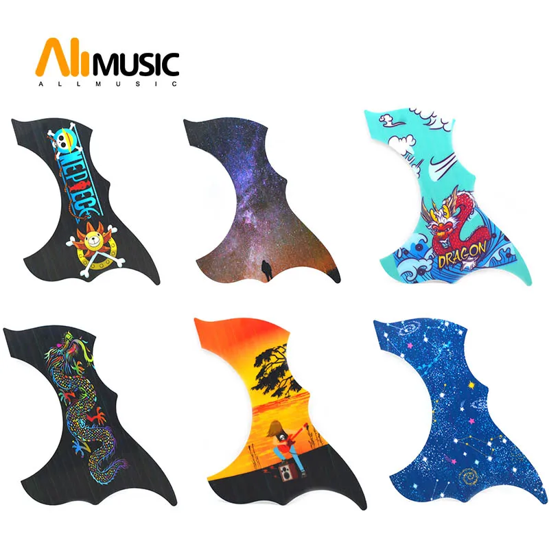 Набор накладок для акустической гитары цвет в ассортименте|Детали и аксессуары