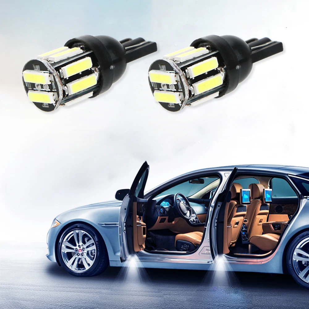 LEEPEE 1 пара T10 W5W 7020 10SMD сигнальных ламп замена заднего инструмент Панель настольная
