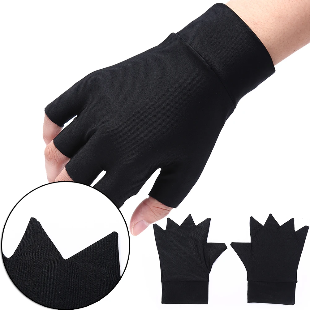 

1 Pair Magnetic Therapy Fingerless Gloves Arthritis Pain Relief Heal Joints Braces Supports Massage Health Care Hand Care Tool