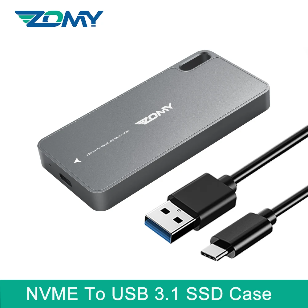 Твердотельный накопитель Zomy M.2 NVMe на USB 3 1 корпус для жесткого диска чехол SSD с