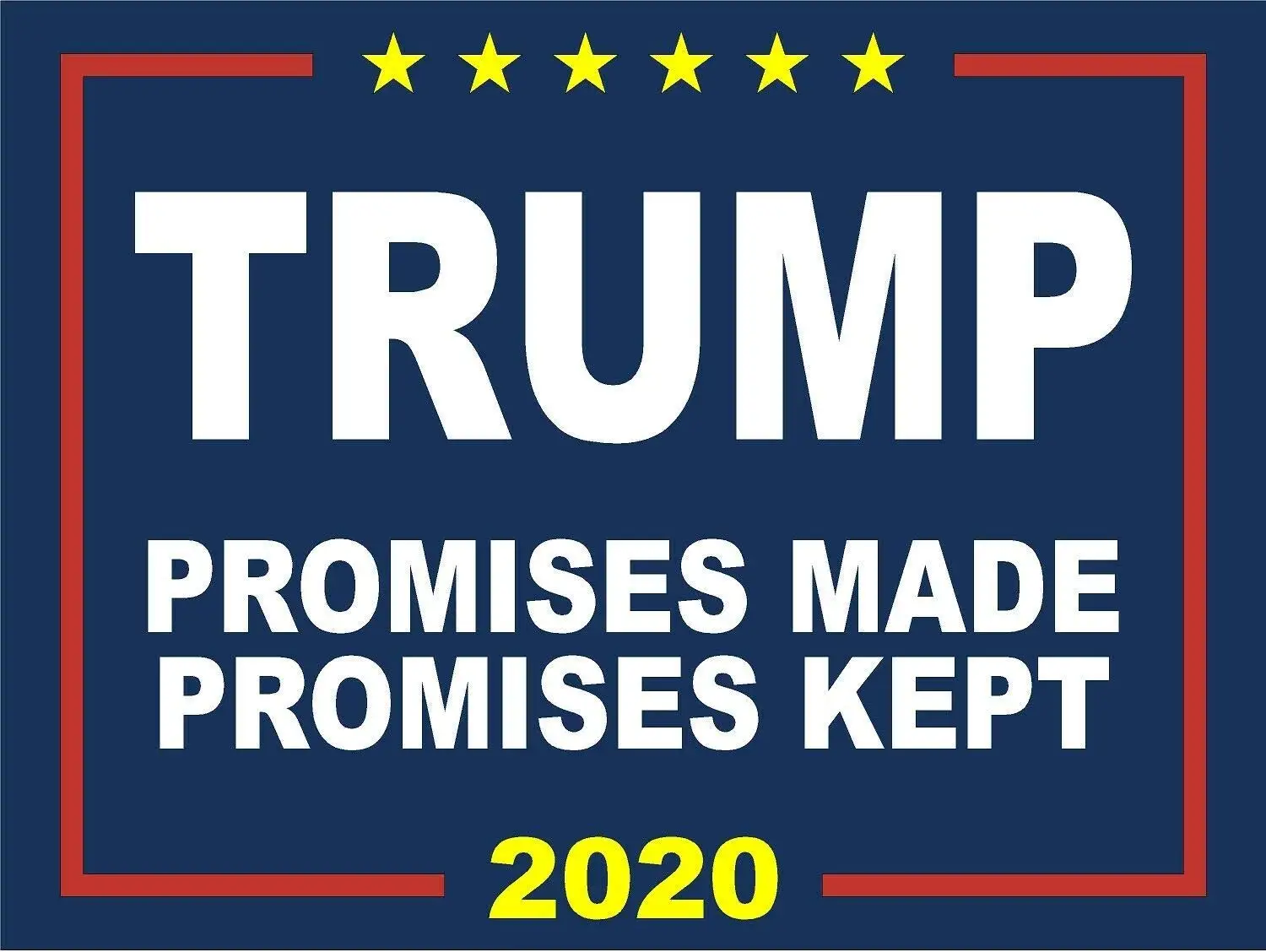 

Трамп 2020 ярдов знак! Заверенные обещания! Металл 20x30 см, винтажное украшение, Новинка