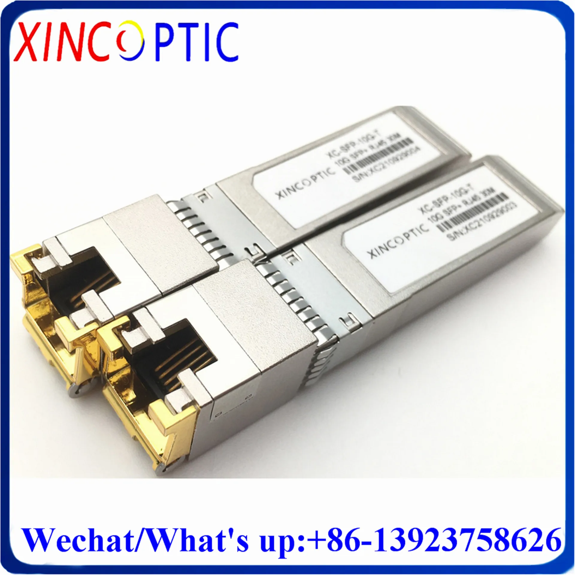 

2Pcs 10G SFP to RJ45 Copper Module RJ45 Module SFP SFP-T 10GBase-T Copper SFP 30M For Cisco Mikrotik TP-Link D-Link