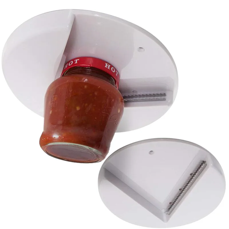 

Arthritis Glass Jar Opener for Under the Kitchen Cabinet Counter Lid Remover Aid