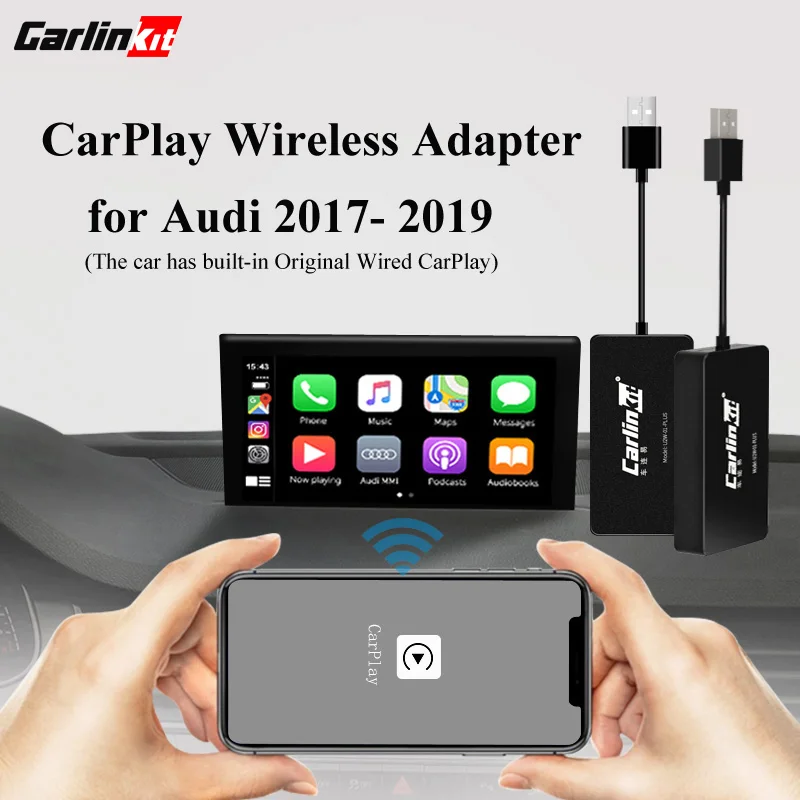 Carlinkit CarPlay беспроводной активатор для Audi A3 A4 A5 A6 A7 Q7 Q2 R8 Q5 MMI- имеет встроенный проводной CarPlay