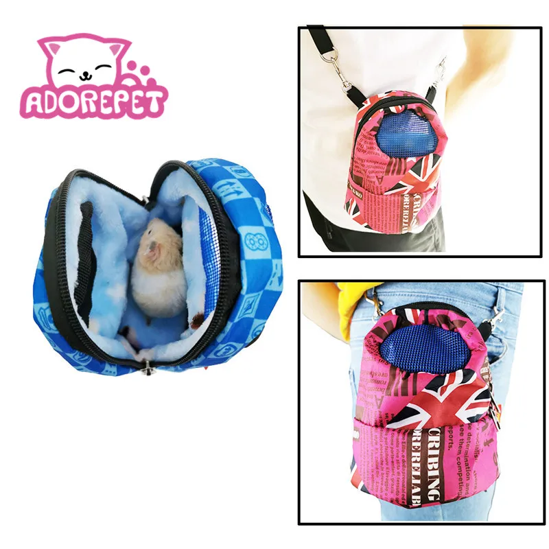 Сумка переноска для хомяка морской свиньи сумка пакет маленьких домашних