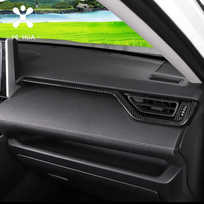 

For TOYOTA RAV4 XA50 2020-2022 Co-pilot Decorative Stickers on Car Accessories Interior Parts Sticker for Car Tuning Automobiles