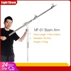 Телескопическая стрела из нержавеющей стали для студийной фотосъемки, стробоскоп 94-232 см, 37-91 дюймов