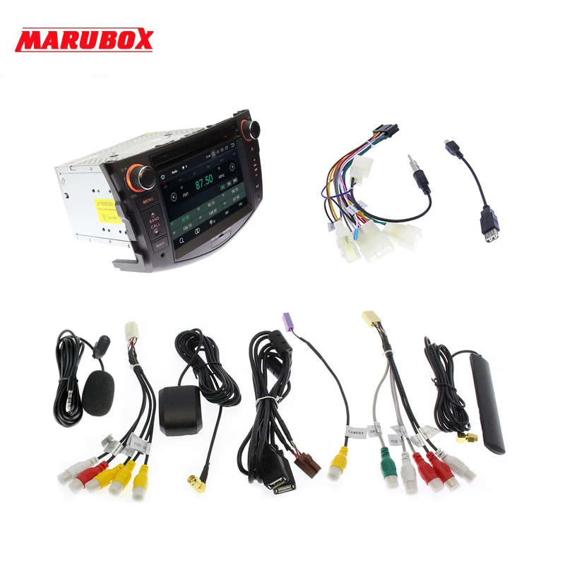 Автомобильный мультимедийный плеер Marubox 7A106PX5 64 ГБ GPS-навигация Android 2005 для Toyota RAV4