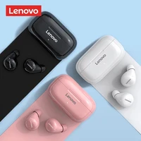 lenovo lp11 tws bluetooth wireless earphones in ear earbuds dual mic sports music headphones for andriod ios waterproof