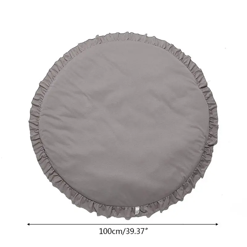 

Bay Play Mat for Children Round Kids Rugs Lace Soft Baby Gym Floor Nursery Playroom Crawling Carpet Home Decor