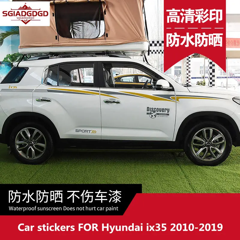 Car stickers FOR Hyundai ix35 2010-2019 body decoration fashion decals ix35 personalized custom stickers